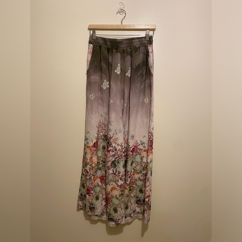 CLOT Chic Floral Wide let pants . Size S no size tags- please check measurements